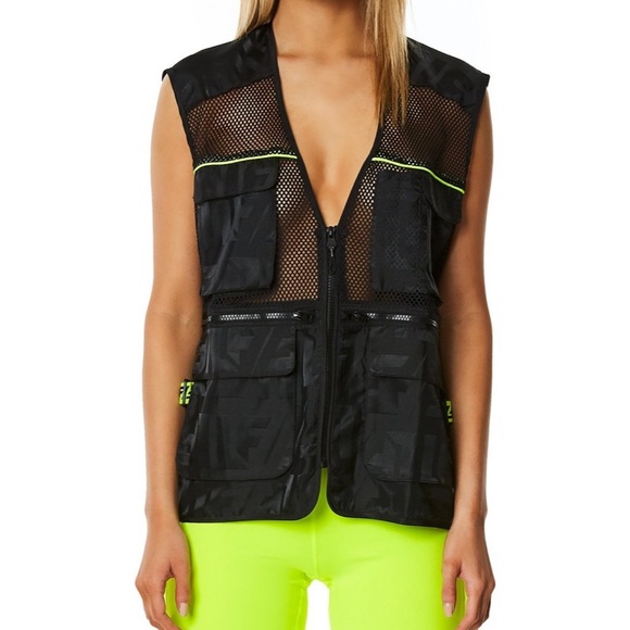 LF Jackets & Blazers - LF THE BRAND NET WINDBREAKER CARGO 🔥👌NWT